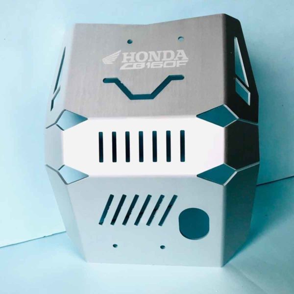 Pechera cubrecarter para Honda CB 160F gris