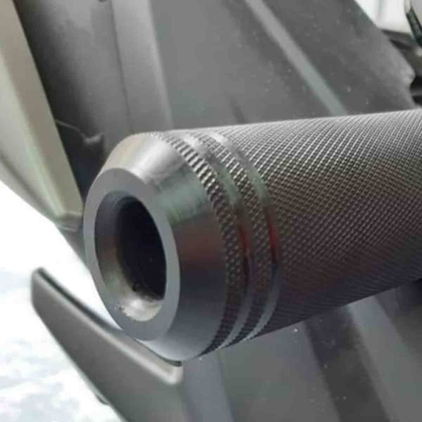 Sliders de exosto para Honda CB 160F instalado