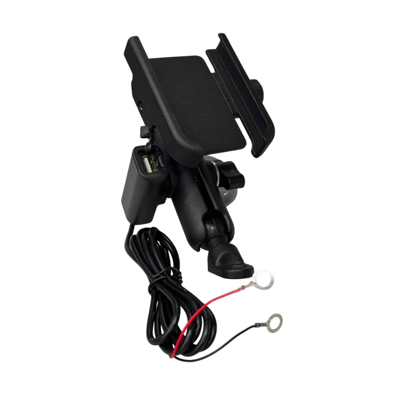 Porta celular para moto de aluminio tipo RAM con rotación 360 grados Porta celular para moto de aluminio tipo RAM con rotación 360 grados